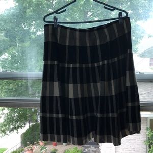 Black & White Skater Skirt